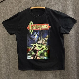 Castlevania Retro NES Nintendo Gaming Camicia Nera Uomo XL 263 - Foto 1 di 6