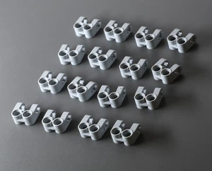 LEGO Technic: 16x conector de eje y pasador, gris azulado claro - Imagen 1 de 1