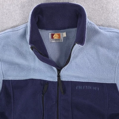 Burton Snowboarding Thermayer Azul Cálido Térmico Polar Cremallera Chaqueta Para Hombres Mediana Foto 1 de 4