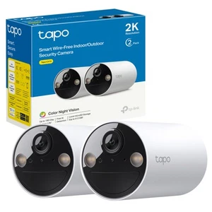 Cámara de seguridad Tapo C410 (paquete de 2) batería 2K exterior inalámbrica, interior y exterior - Imagen 1 de 5