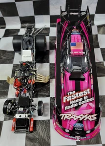 John Force Racing Courtney 2013 TRAXXAS PINK Mustang Funny Car 1:24 ACF3821BACF - Picture 1 of 8