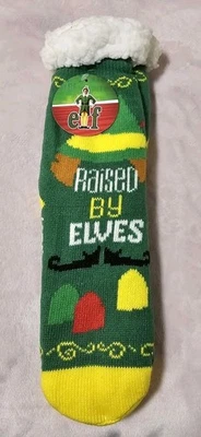 Calcetines Elf The Movie Navidad Sherpa Forrados - Amigo Criado por Elfos Talla Única Nuevos con Etiquetas Foto 1 de 4