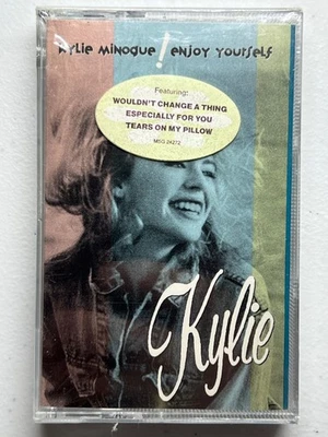 Kylie Minogue “Enjoy Yourself” SEALED Cassette - Promo - Imagem 1 de 2