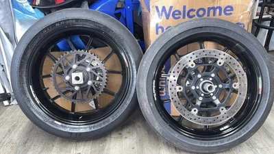 2012-2015 Honda CBR 1000RR Marchesini Wheels Rims Tires Rotors Axles 12 13 14 15 - Image 1 of 4