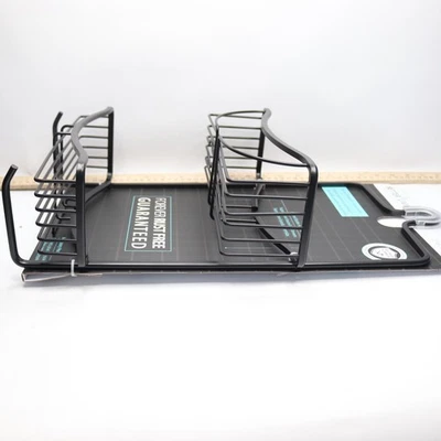 Better Living Venus Shower Caddy Matte Black 19.5" x 4.5" x 11" 13635 - Image 1 of 4