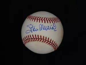STAN MUSIAL SIGNED OFFICIAL NATIONAL LEAGUE BASEBALL - JSA COA - Picture 1 of 2