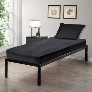 30" x 75" Cot Size 2-Piece Bed Sheet Set, Perfect for Camp Bunk Beds / RVs - Picture 1 of 66