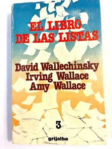 El Libro De Las Listas by David Wallenchinsky & Irving Wallace - Spanish C9 - Picture 1 of 2
