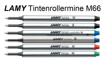LAMY M66 Rollermine schwarz, blau, rot, grün, M oder B Mine für Tintenroller - Bild 1 von 2