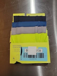 All In Motion Boys Boxer Briefs Underwear Youth S 6/7 Mesh Panel Set Of 4 New - Picture 1 of 5