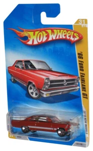 Hot Wheels 2009 New Models Red '66 Ford Fairlane GT Toy Car 31/190 - Picture 1 of 1