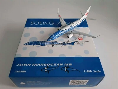 JAL Japan TransOcean Airlines Boeing 737 JA05RK Sakura Jinbei Jet Blue - Immagine 1 di 4