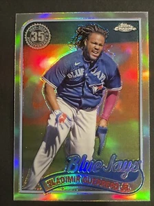 2024 Topps Chrome Vladimir Guerrero Jr. 1989 35th Anniversary #89CB-7 Blue Jays - Picture 1 of 2