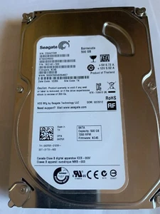 Unidad de disco duro Seagate Barracuda 500 GB 6,0 Gb/s 7200 RPM ST500DM002 FW:KC45 PN:1BD142-500 - Imagen 1 de 2