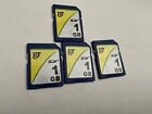 Lot of 4pcs  1gb GR SD Memory Cards *Great for PALM/PDA Older cameras