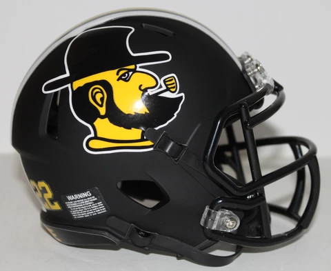 2022 Appalachian State Mountaineers Custom Riddell Mini Helmet vs JMU Cover