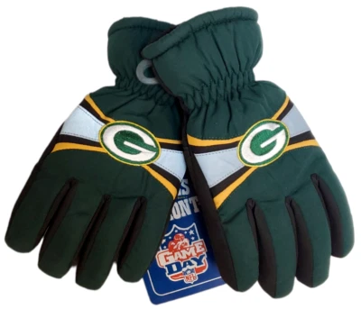 Guantes de invierno Green Bay Packers para jóvenes aislamiento térmico Thinsulate Foto 1 de 4