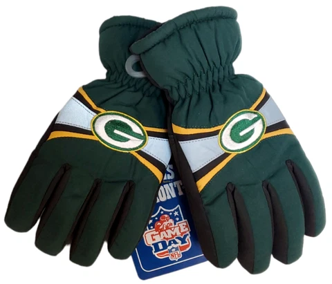 Green Bay Packers Winter Gloves Thinsulate Thermal Insulation Cover