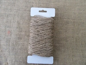 5Rolls x 50m Burlap Rope Hemp Cord Thread Jute String Roll 2mm - Picture 1 of 3