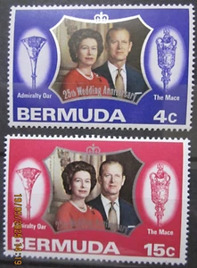 BERMUDA ~ S.G. 291 - 292 ~ 1972 SILVER WEDDING STAMPS OMNIBUS ~ MNH #04596 - Picture 1 of 1