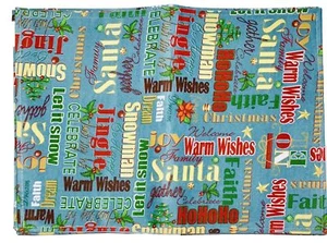 WEIHNACHTEN Tischsets 7er Set Urlaub Nostalgie Design 17,75”L x 12,75”B NEU - Bild 1 von 6