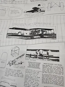 1919 Lawson Airliner C1 Plans Set 1/16 Scale - Picture 1 of 5