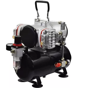 Agora-Tec® Airbrush Druckluft Kompressor AT-AC-06 sehr leise max. 6 bar 46 l/min - Bild 1 von 1