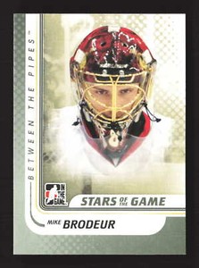 2010 In The Game Between The Pipes #126 Mike Brodeur    Ottawa Senators