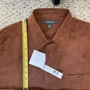 Men's Sonoma Dark Nutmeg LT Long Sleeve Shirt NWT New with Tags - Picture 1 of 3