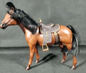 Cavallo mare Marchon Grand Champion marrone scuro vintage 1988 con capelli neri quasi come nuovo - Foto 1 di 14