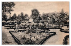 Postal formal de jardín y boj con bordes de rosas Mount Vernon Virginia - Imagen 1 de 2