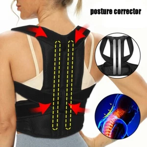 Adjustable Lumbar Waist Support Brace Belt Lower Back Pain Relief Shoulder Women - Picture 1 of 12