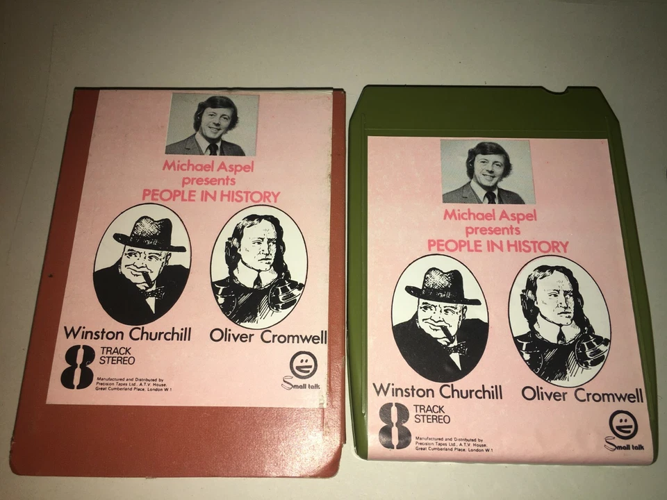 Michael Aspel Presents People In History Vol 2 (1970s 8 Track Cartridge)(VG+) - Image 1 of 3