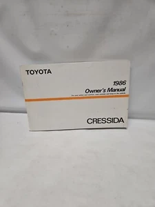 1986 Toyota Cressida owners manual - Imagen 1 de 6
