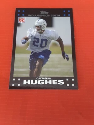 2007 Topps - #376 Daymeion Hughes (RC) - Image 1 of 2