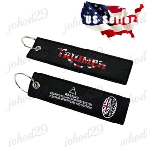 For Triumph motorcycle Keychain Keyring Bike Modern Gift Double Sided New 5.7" - Picture 1 of 3