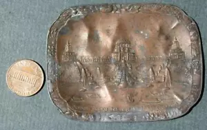 Cenicero de metal 1904 St. Louis Missouri Feria Mundial Cascade Gardens MUY ESCASO - - Imagen 1 de 1