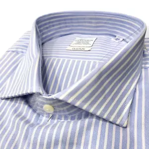 Camicia UOMO cotone doppio ritorto regular rigata "MIRCAM" 41 45 - Foto 1 di 1