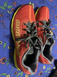 Montrail Rogue Fly Trail Hiking Running Shoes GL2138-672 Womens Sz 8 Red Yellow - Picture 1 of 9