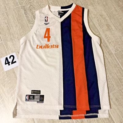NBA Washington Bullets Wizards Hardwood Classics Antawn Jamison Jersey Youth XL - Image 1 of 4