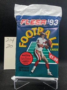 1993 Fleer Football Factory Sealed Jumbo Pack (1) Steve Young - Picture 1 of 2