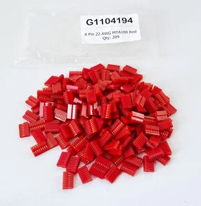 (209) TE CONNECTIVITY 8 Position 22 AWG MTA-100 Buchse Buchse Stecker TiN - Bild 1 von 6