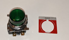 Cutler-Hammer Illuminated Pilot Light, Indicating Button 10250T/91000T Green
