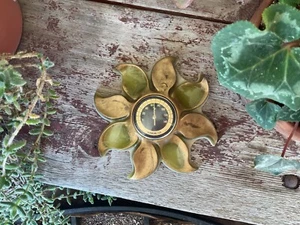Super Cool Vintage 1960s Outdoor Thermometer Resin? Acrylic? Awesome Retro Look - Picture 1 of 6