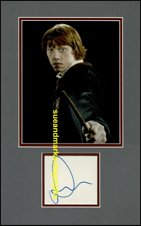Rupert Grint Harry Potter Ron Weasley Autograph Signed UACC RD 96 - Image 1 of 1