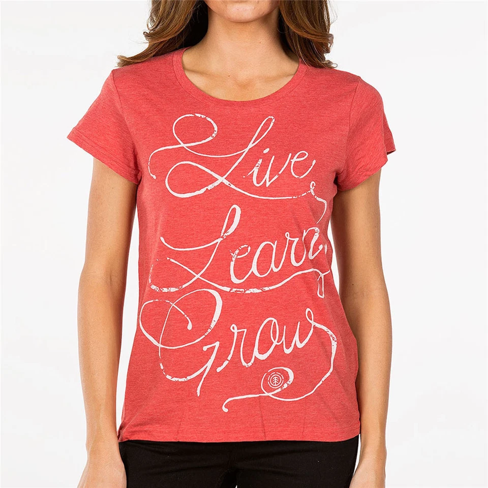 NWT WOMENS ELEMENT SWIRL T-SHIRT $24 M soft berry crew cotton polyester - Image 1 of 1