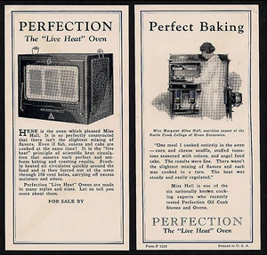 Folleto horno OPC 1930 Perfection the "Live Heat" 7512 - Imagen 1 de 1