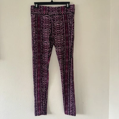 Under Armour Purple Leggings Heat Gear Compression Pants Yoga Fitness Large - Image 1 of 4