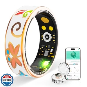 Smart Ring Health Tracker, for men and women, equipped with heart rate monito - Picture 1 of 5