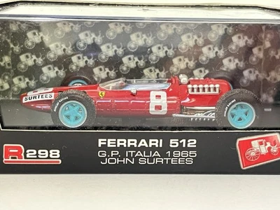 Brumm escala 1/43 R298 - F1 Ferrari 512 GP de Italia 1965 - #8 John Surtees Foto 1 de 4